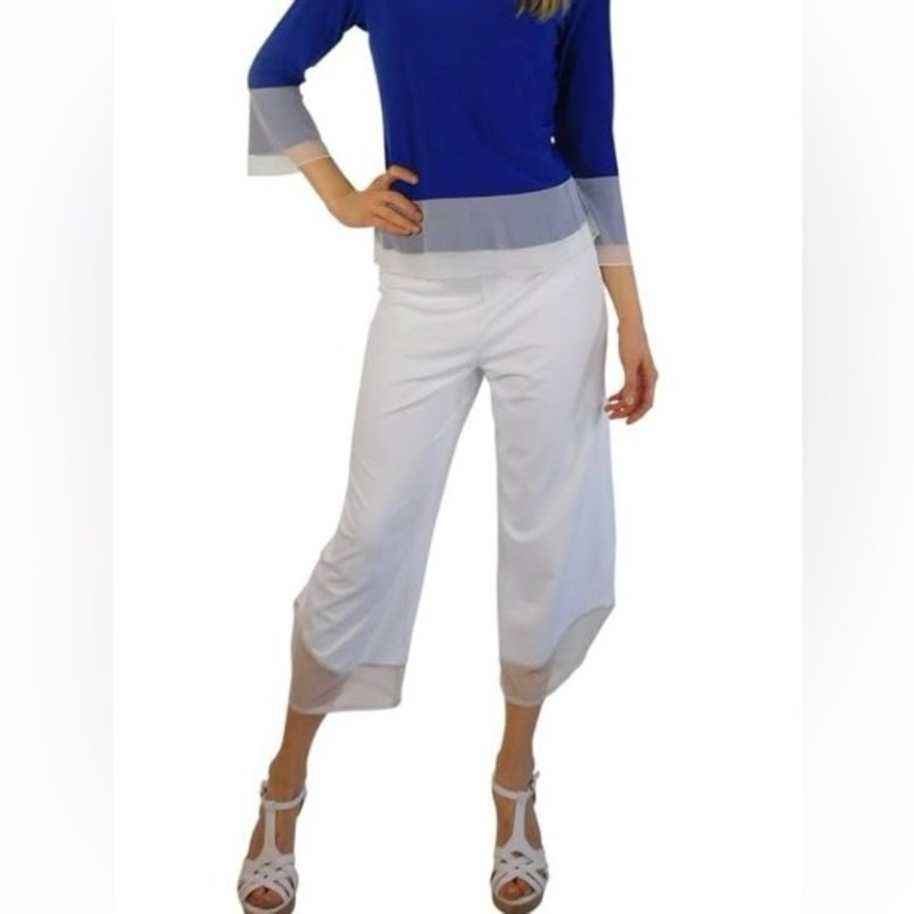 NWT Sympli Mix Shadow Pant in white 4